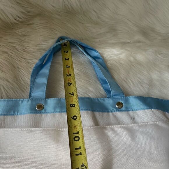 Dolce &Gabbana light Blue large tote bag white and blue with silver prints - Picture 13 of 15